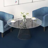 vidaXL Teppichfliese Blau 50 x 50 cm 20 St.