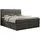MKS Meble Boxspringbett mit Bettkasten ¦ grau ¦ Maße (cm): B: 160 H: 110