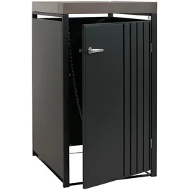 Proregal Mülltonnenverkleidung 125 x 68 x 84 cm anthrazit