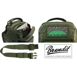 Brandit Textil Us Cooper M 8l Umhängetasche Woodland One Size