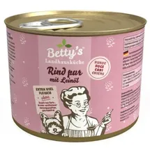 Betty's Landhausküche Rind pur mit Leinöl 6 x 200 g