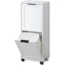 KESPER Univeralschrank mit Mülltrennsystem 36 x 24 x 94 cm Weiß
