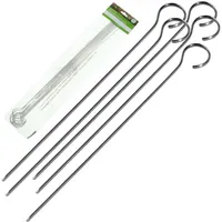 jean products Grillspieß 30 cm Edelstahl silber