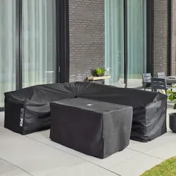 HOME DELUXE - Abdeckung - BAHIA, Farbe: Schwarz I Abdeckung, Schutzhülle, Abdeckhaube