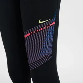 Nike Pro Dri-FIT Mädchen Shorts, schwarz - black M