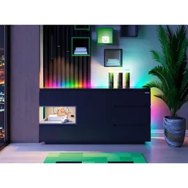 Phoenix Minecraft Sideboard 160 x 80 x 40 cm Schwarz