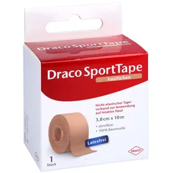 Draco Tapeverband 3,8 Cmx10 M Hautfarben
