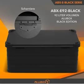 AluBox Aufbewahrungsbox E92 79 x 44,5 x 35 cm 1-tlg. Schwarz