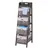MCW Leiterregal Franca Standregal 101 x 30 x 35 cm Braun
