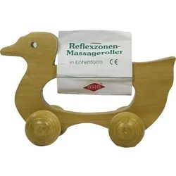 MASSAGEROLLER Holz 4 Rollen Entenform 1 St