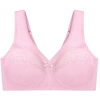 GLAMORISE Atmungsaktiver MagicLift-BH - Pink meliert Unterwäsche Damen