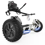 VOUUK Hoverboard mit App-Steuerung, 8.5-Zoll Hummer Hoverboard mit Kart Set, mit Bluetooth, geeignet für Erwachsene und Kinder Geschenke