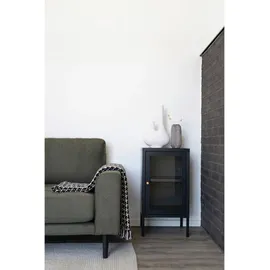 VCM Vitrine Dalby 38 x 35 x 70 cm Schwarz