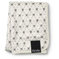 Elodie Details Fleece Decke - Monogram Print in Bunt