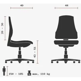 TOPSTAR Sitness 40 schwarz