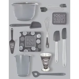 RBV Birkmann Birkmann, Rühr- und Servierschüssel, 0,75 Liter, kratzfest, standfest, nachhaltig, grau,