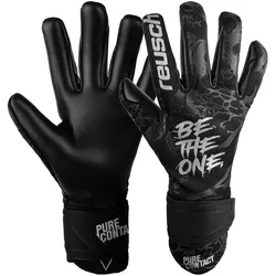 Torwarthandschuhe REUSCH "Pure Contact Infinity", Damen, Gr. 7,5, schwarz, 84% Elastodien, 10% Polyester, 6% Polyamid, mehrfarbig, sportlich, Handschuhe, mit sehr gutem Grip