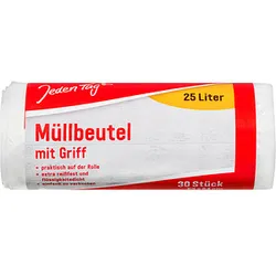 Jeden Tag Müllbeutel 25,0 l transparent, 30 St.