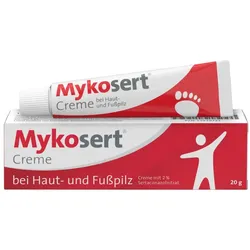Mykosert Creme bei Haut- und Fusspilz