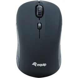 Equip Optische Mini Maus kabellos, Beidhändig, Optisch, RF Wireless, 1600 DPI, S