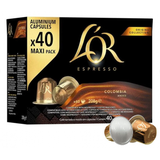 200 COLOMBIA L'OR Espresso-Kaffeekapseln – Nespresso-kompatible Aluminiumkapseln