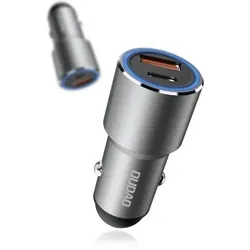Dudao R4PQ Car Charger 22.5W, Auto, Zigarettenanzünder, Grau