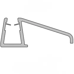 HSK Atelier Pur Wasserabweisprofil, Ersatzteile, transparent