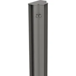 Profil BIOHORT, grau (quarzgrau, metallic), B:105cm H:45cm L:72cm, Aluminium, Profile, Alu-T-Profil für Hochbeet DaVinci MINI