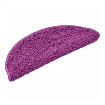 vidaXL Stufenmatten 30 Stk. 65x21x4 cm Violett Halbrund Groß