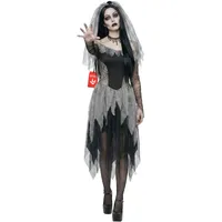 Morph Zombie Kostüm Damen, Zombie Braut Kostüm Damen, Corpse Bride, Horror Braut, Brautkleid Halloween, Halloween Kostüme, Karneval & Fasching, XL