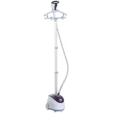 Homcom Vertikaler Dampfbügeleisen 1,8 L 1800 W Dampfstoß 30 g/min weiß/lila