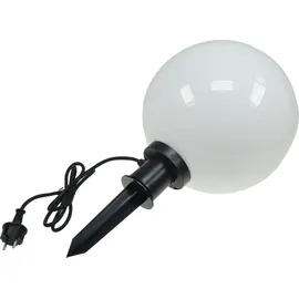 ChiliTec Wegeleuchte CT-GL30cm, Kunststoff, weiß, mit E27-Fassung, 230V, für außen, 30 cm