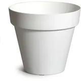 colourliving Pflanzkübel Blumentopf Rio | Pflanzkübel Robuster Übertopf oder Wand Blumentopf |aus Kunststoff, (Weiß, 20x17cm Stand)
