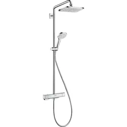 Brause-System Croma E Showerpipe 280 1jet, mit Thermostat (Ausführung: Brause-System Croma E 280)