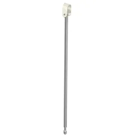 Hewi Bodenstütze für Stützklappgriff Edelstahl matt geschliffen 563 mm reinweiß
