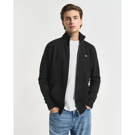 GANT Reg Shield Halbzippullover Black L