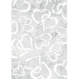 Heyda Toilettenpapier Transparentpapier Emotion "Herzen" A4 (21 x 31 cm inkl. Codierleiste)
