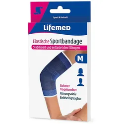 LifemeD Elastische Sportbandage Ellbogen L