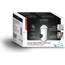 CASO Design Ersatz-Wasserfilter 6er-Set Weiß
