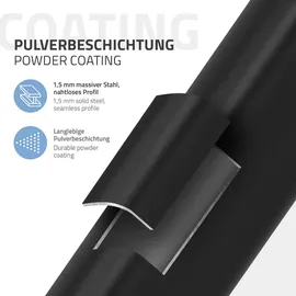 ML-Design Tischbeine Schwarz Metall A-Form, 60x72x8 cm Esszimmer, Tische, Esstische, Tischsysteme, Tischgestell