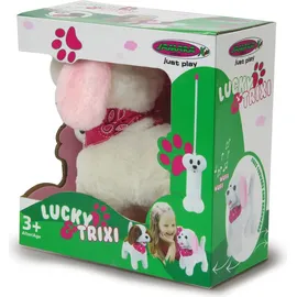 Jamara Trixi RC Plüschhund 22 cm Weiß/Rosa