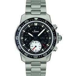 Sinn Taucheruhren 613 St UTC 613.013 - schwarz,silber - 41mm