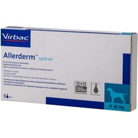 Virbac Allerderm Spot on für Hunde < 10 kg 6 x 4 ml