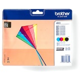 Brother Original Tintenpatrone MultiPack Bk,C,M,Y Blister LC223VALBP