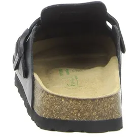 Natural sense Clogs Tieffußbett black für Herren, schwarz, 36 EU