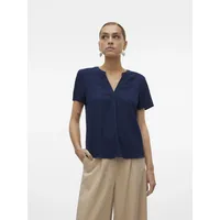 Vero Moda Blusenshirt »VMMYMILO SS V-NECK TOP WVN GA«,