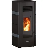 Justus Sia Pelletofen Stahl Schwarz | conStone Anthrazit