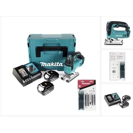 Makita DJV182RTJ inkl. 2 x 5,0 Ah + Ladegerät + Makpac + 14 Sägeblätter
