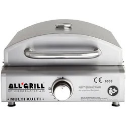 Größenverstellbare ALL'GRILL Snapback Kappe weinrot