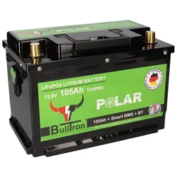 BullTron LiFePO4 12,8V 105Ah Smart BMS Bluetooth Polar